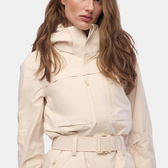 Halfdays Oat Milk Off White Murphy Ski One Piece Jumpsuit size Medium Short - Picture 5 of 14